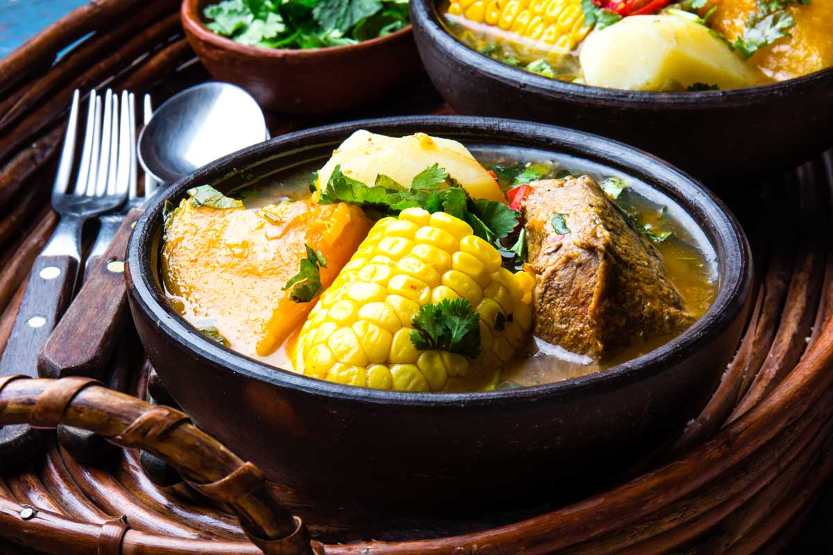 Bowl of Chilean cazuela
